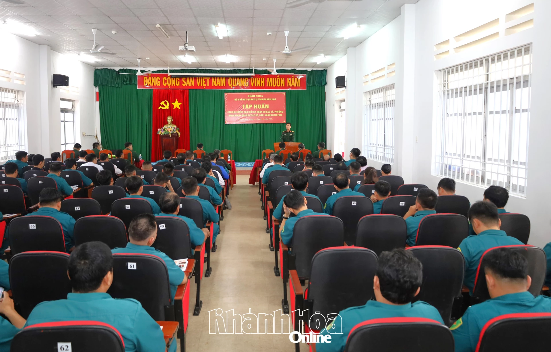 Quang cảnh buổi khai mạc lớp tập huấn.