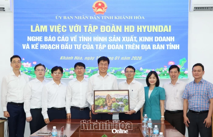 Phó Chủ tịch UBND tỉnh Nguyễn Thanh Hà làm việc với Tập đoàn HD Hyundai