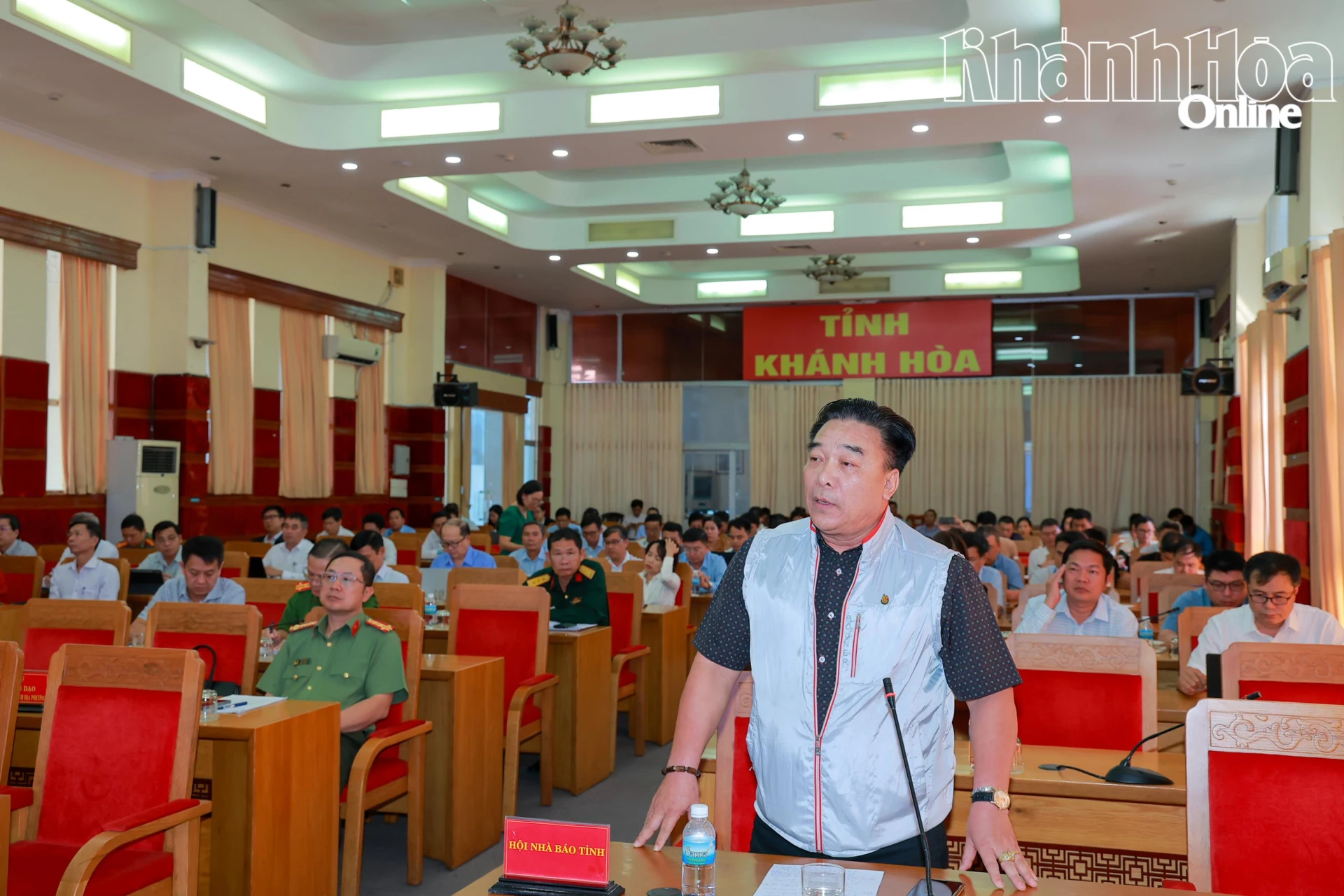 Lãnh đạo Hội Nhà báo tỉnh trao đổi một số vấn đề nhận được sự quan tâm của phóng viên, nhà báo.