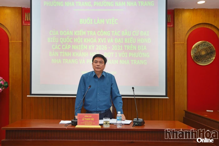 Đoàn kiểm tra số 2 kiểm tra công tác bầu cử tại 2 phường