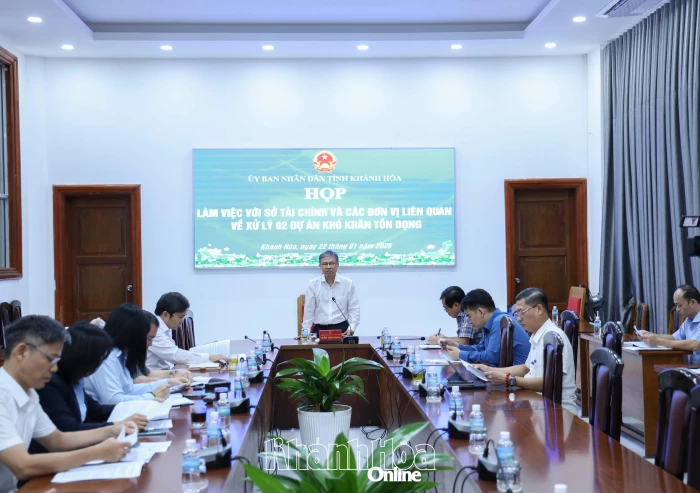 Chủ động xử lý, tháo gỡ đối với các dự án khó khăn, tồn đọng 