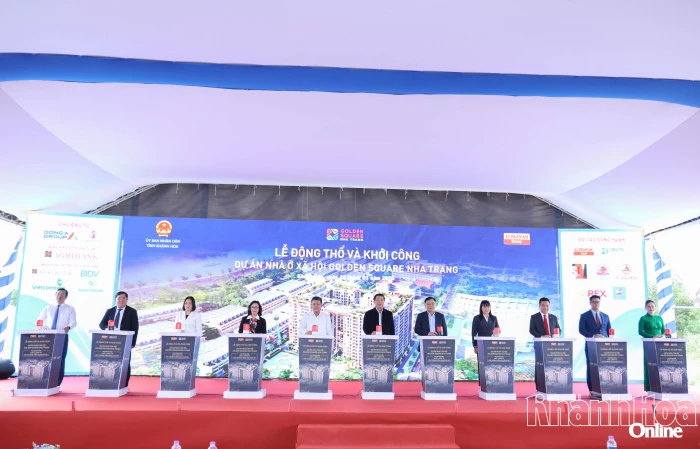 Khởi công Dự án Nhà ở xã hội Golden Square Nha Trang