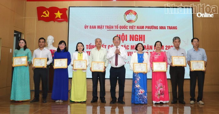 Ủy ban MTTQ Việt Nam phường Nha Trang triển khai nhiệm vụ năm 2026