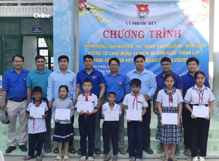 Đoàn xã Phước Hữu tổ chức các chương trình tình nguyện năm 2026