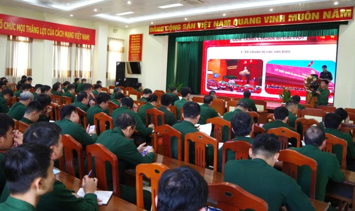 Đảng ủy Bộ đội Biên phòng tỉnh Khánh Hòa thông báo nhanh kết quả Đại hội XIV của Đảng