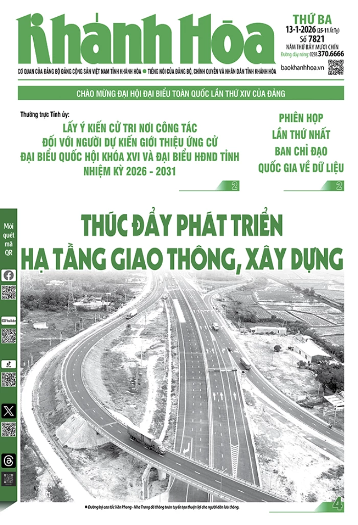 Đọc báo in số 7821 ngày 13/1/2026