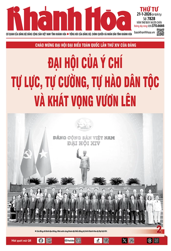 Đọc báo in số 7828 ngày 21/1/2026