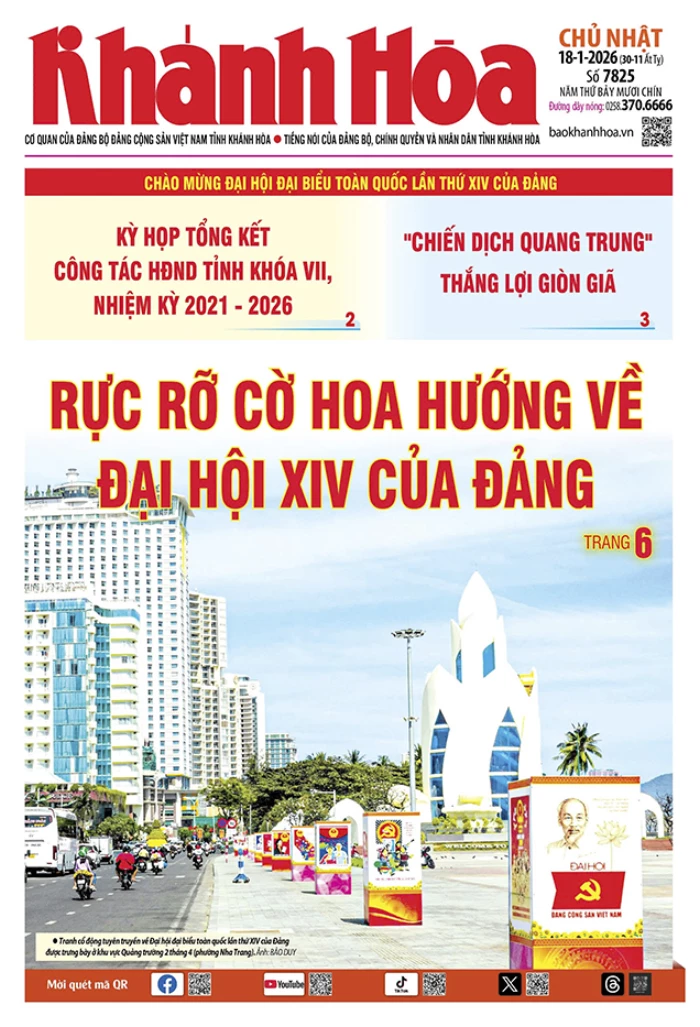 Đọc báo in số 7825 ngày 18/1/2026
