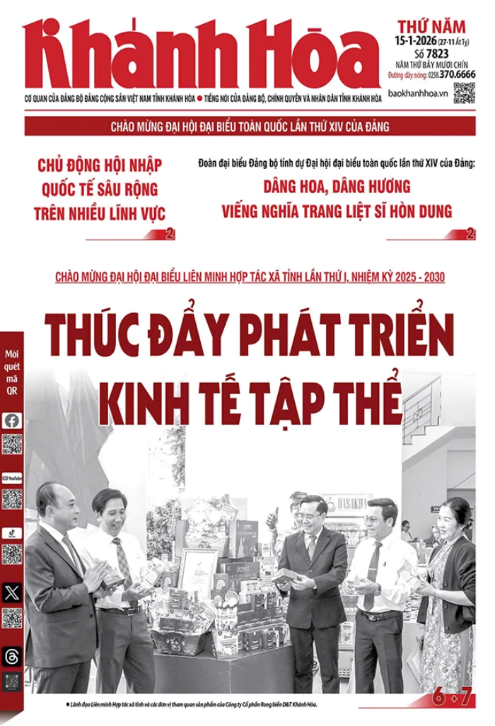 Đọc báo in số 7823 ngày 15/1/2026