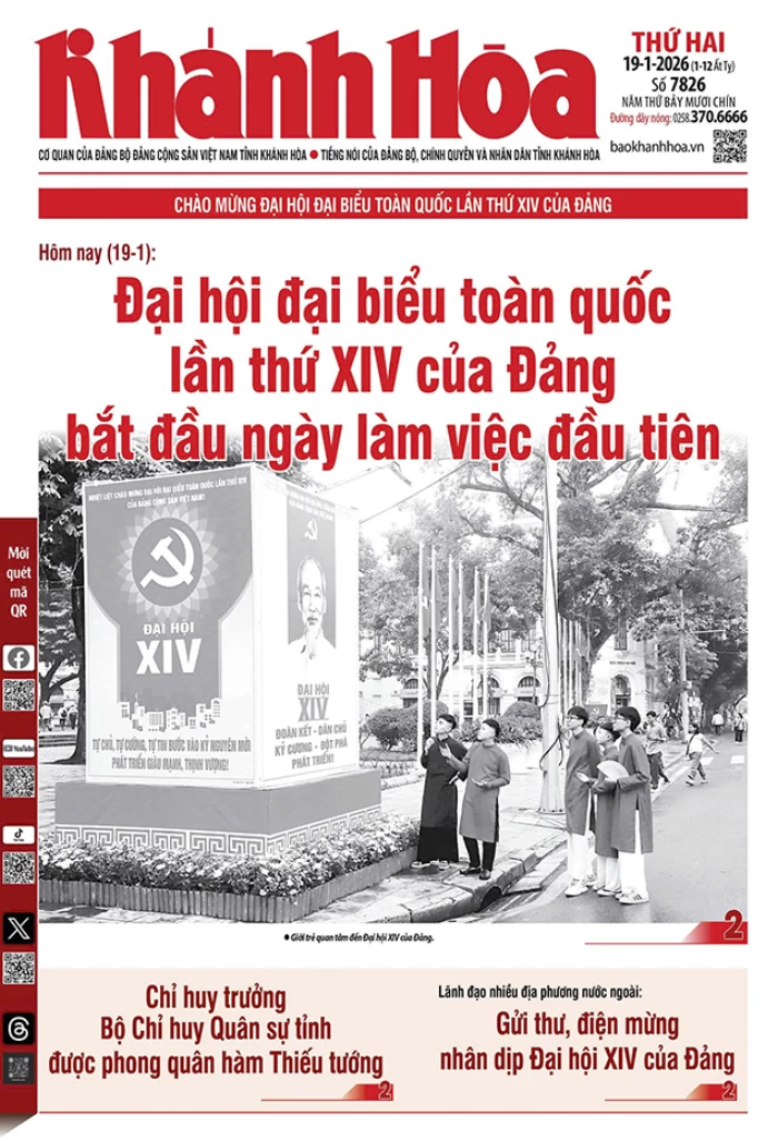 Đọc báo in số 7826 ngày 19/1/2026