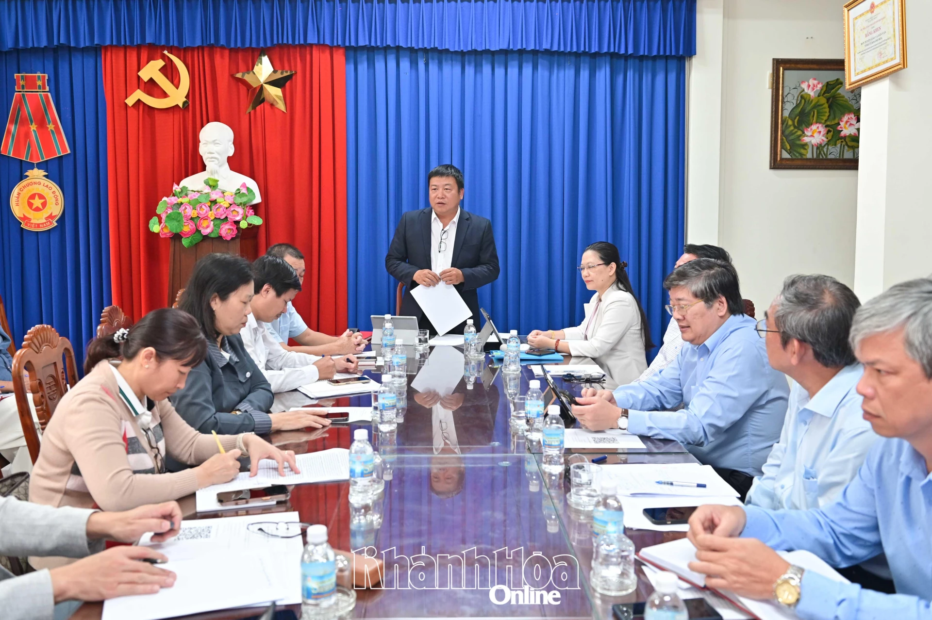 Đồng chí Võ Hoàn Hải chủ trì hội nghị.