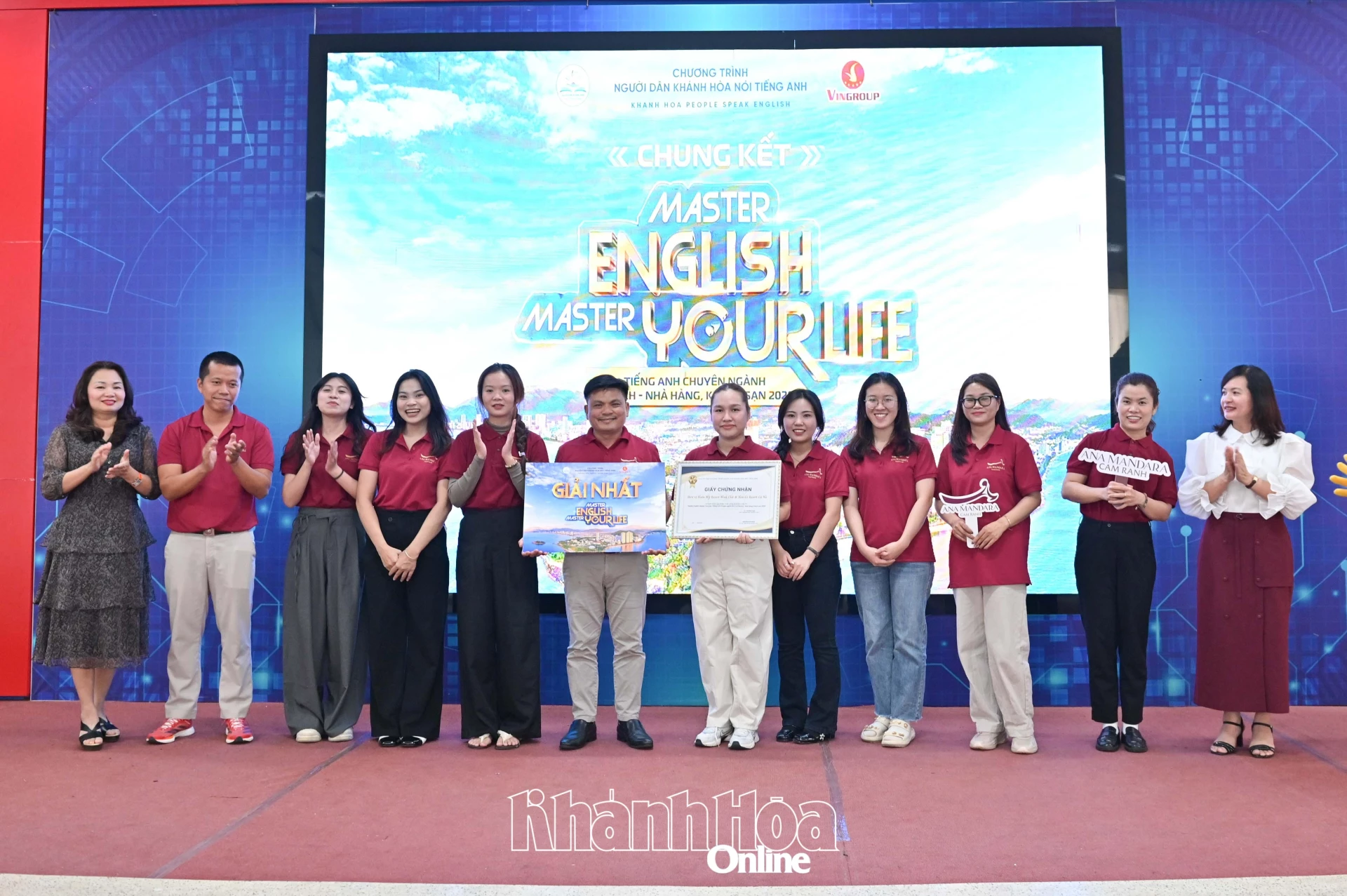 Chung kết bảng A cuộc thi “Master English - Master Your Life”: Đội thi Ana Mandara Cam Ranh đạt giải nhất