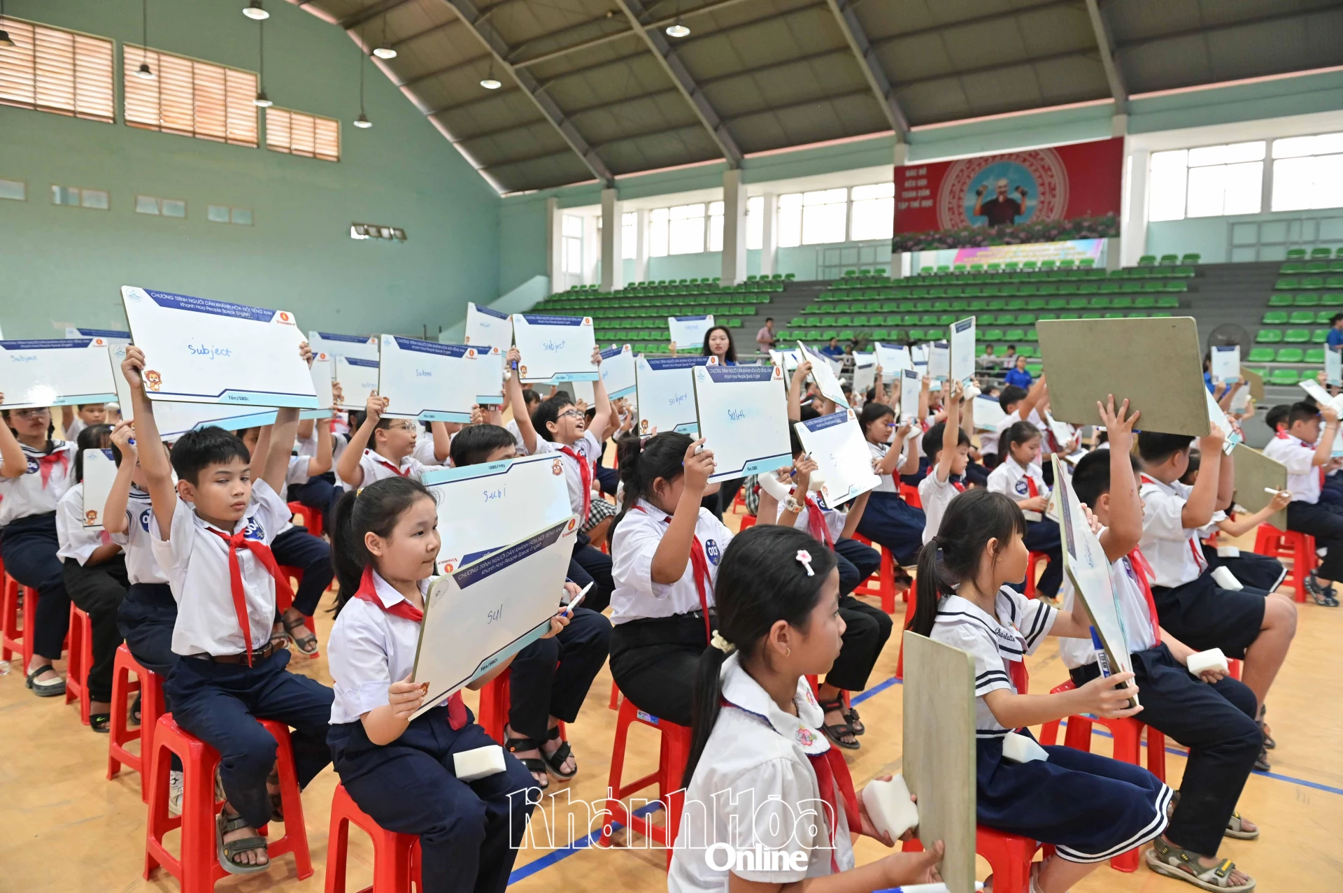 Thí sinh bảng B thi tài.