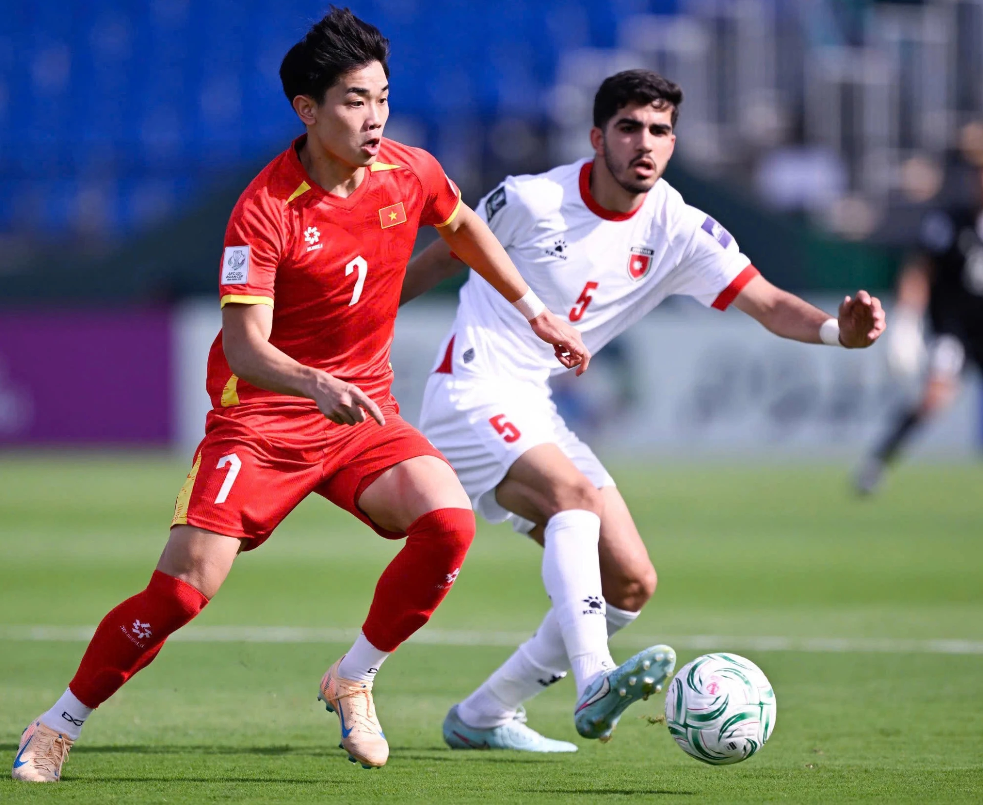 U23 Việt Nam giành chiến thắng trước U23 Jordan. (Nguồn: VnExpress)
