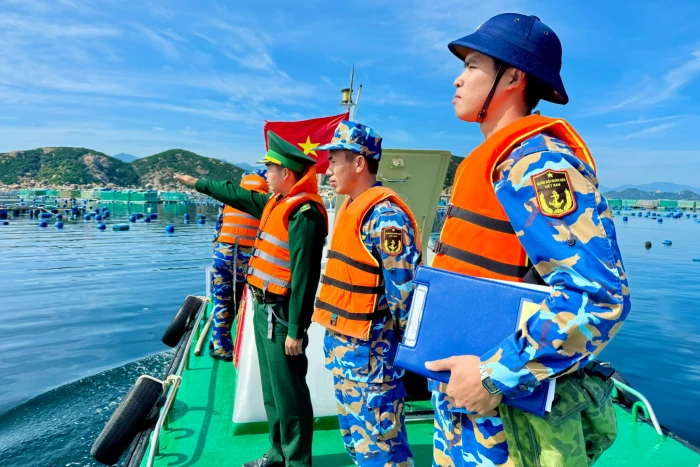 Vùng 4 Hải quân và các lực lượng liên ngành tuần tra, kiểm soát vùng nước cấm Căn cứ quân sự Cam Ranh