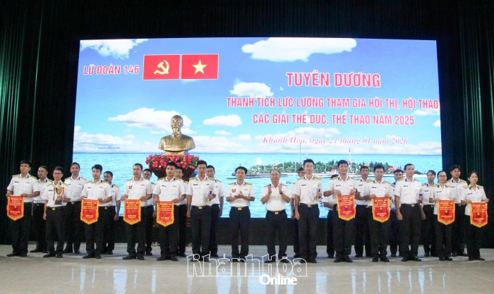 Lữ đoàn 146 tuyên dương lực lượng giúp đỡ Nhân dân khắc phục hậu quả mưa lũ và hội thi, hội thao năm 2025
