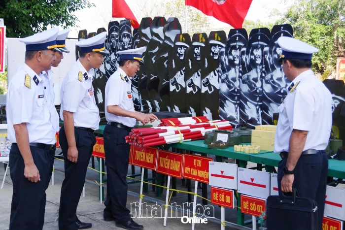 Bộ Tư lệnh Vùng 4 Hải quân kiểm tra công tác chuẩn bị huấn luyện chiến sĩ mới tại Trung tâm Huấn luyện