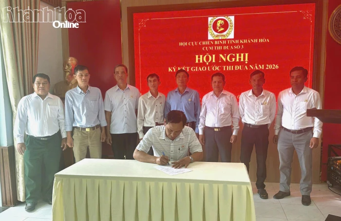 Cụm thi đua số 3 Hội Cựu chiến binh tỉnh phát động phong trào “Cựu chiến binh gương mẫu” năm 2026