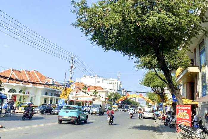 Con đường có lá me bay…