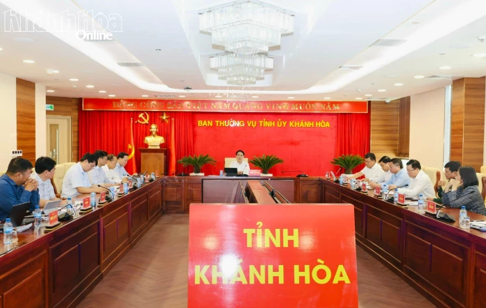Ban Thường vụ Tỉnh ủy Khánh Hòa cho ý kiến đối với một số nội dung quan trọng