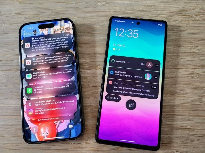 Hệ thống thông báo trên iPhone kém trực quan hơn so với điện thoại Android 