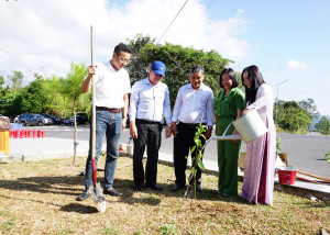 Báo Khánh Hòa, Công ty TNHH MTV Hải Yến Nha Trang trồng thêm 1.000 cây mai anh đào tại Khánh Sơn