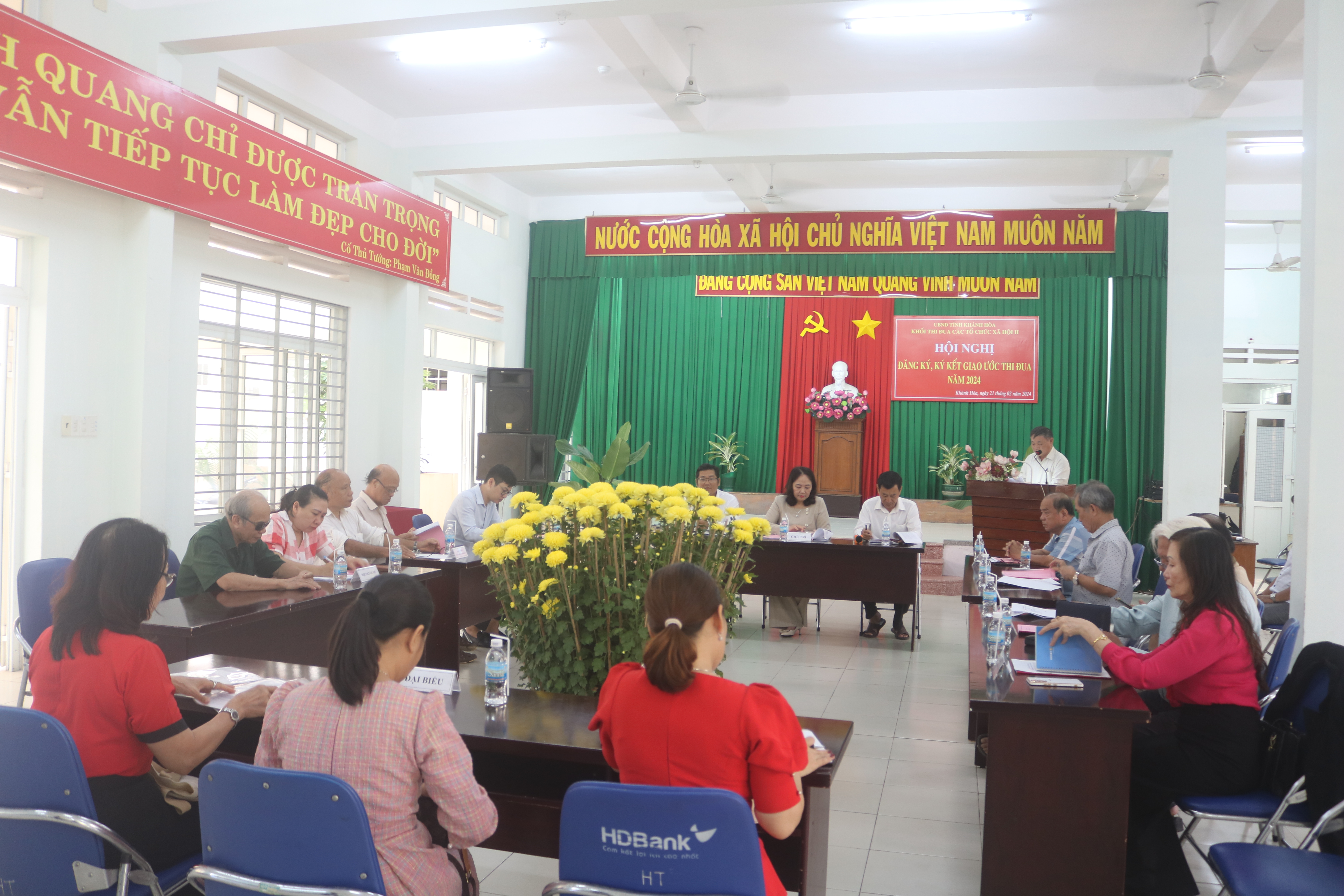 Khối thi đua các tổ chức xã hội II ký kết giao ước thi đua năm 2024