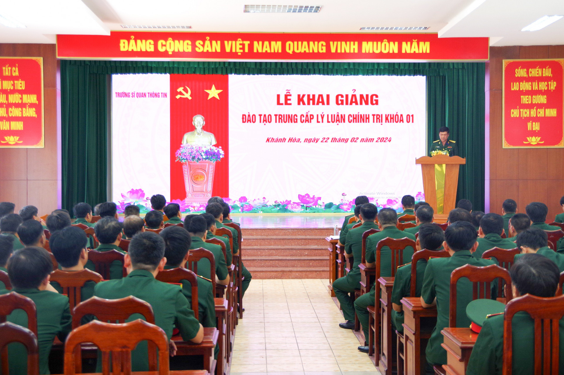 Lễ khai giảng khoá đào tạo.