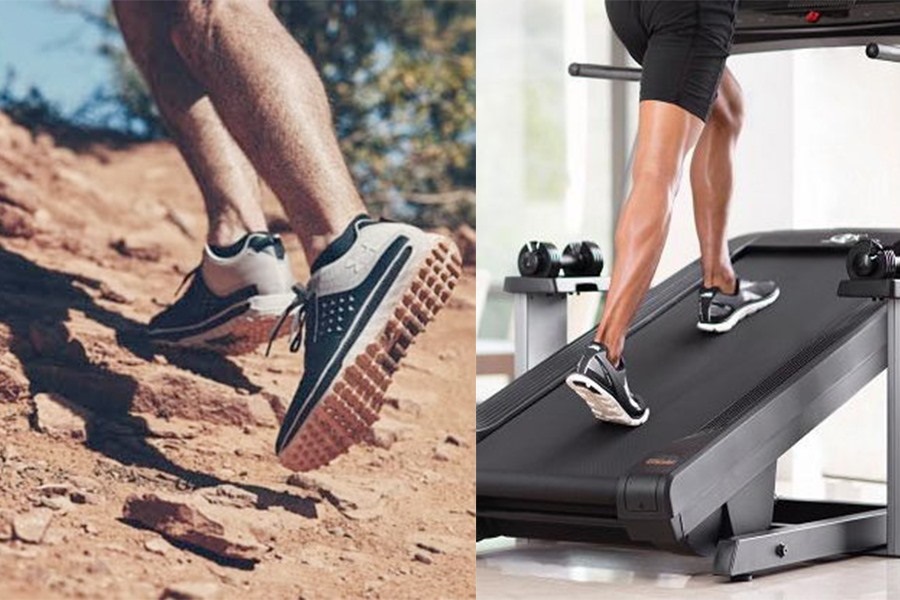 Lên dốc là một trong những thay đổi tăng cường lợi ích khi đi bộ.