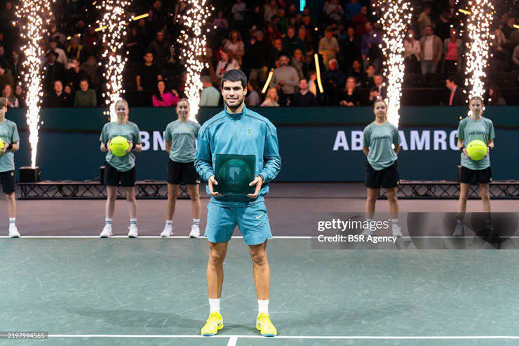 Rotterdam Open: Danh hiệu đầu tiên cho tay vợt trẻ Alcaraz 