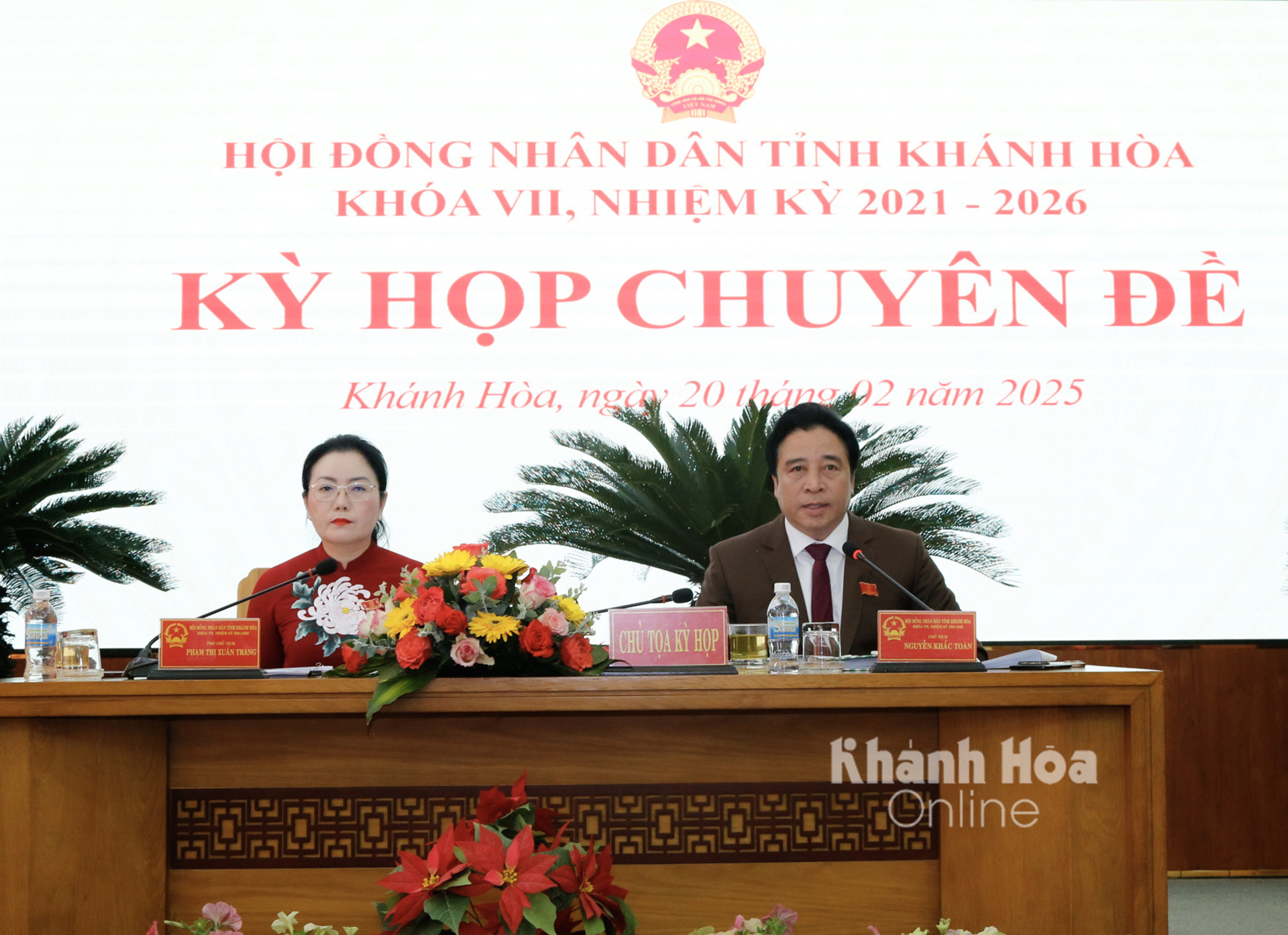 Kỳ họp chuyên đề HĐND tỉnh Khánh Hòa khóa VII: Thông qua 8 nghị quyết về sắp xếp, tinh gọn các cơ quan chuyên môn của tỉnh