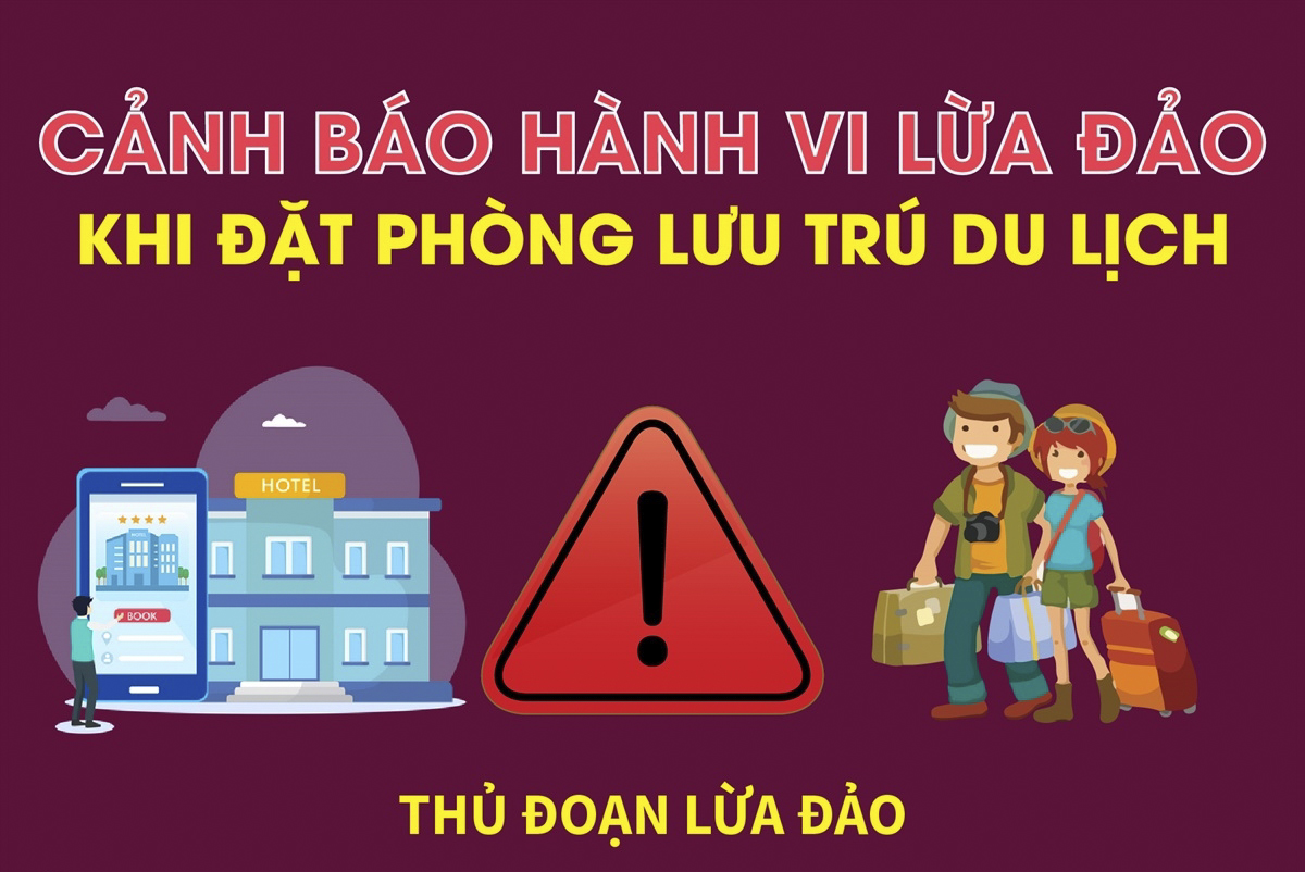 Cảnh báo hành vi lừa đảo khi đặt phòng lưu trú du lịch