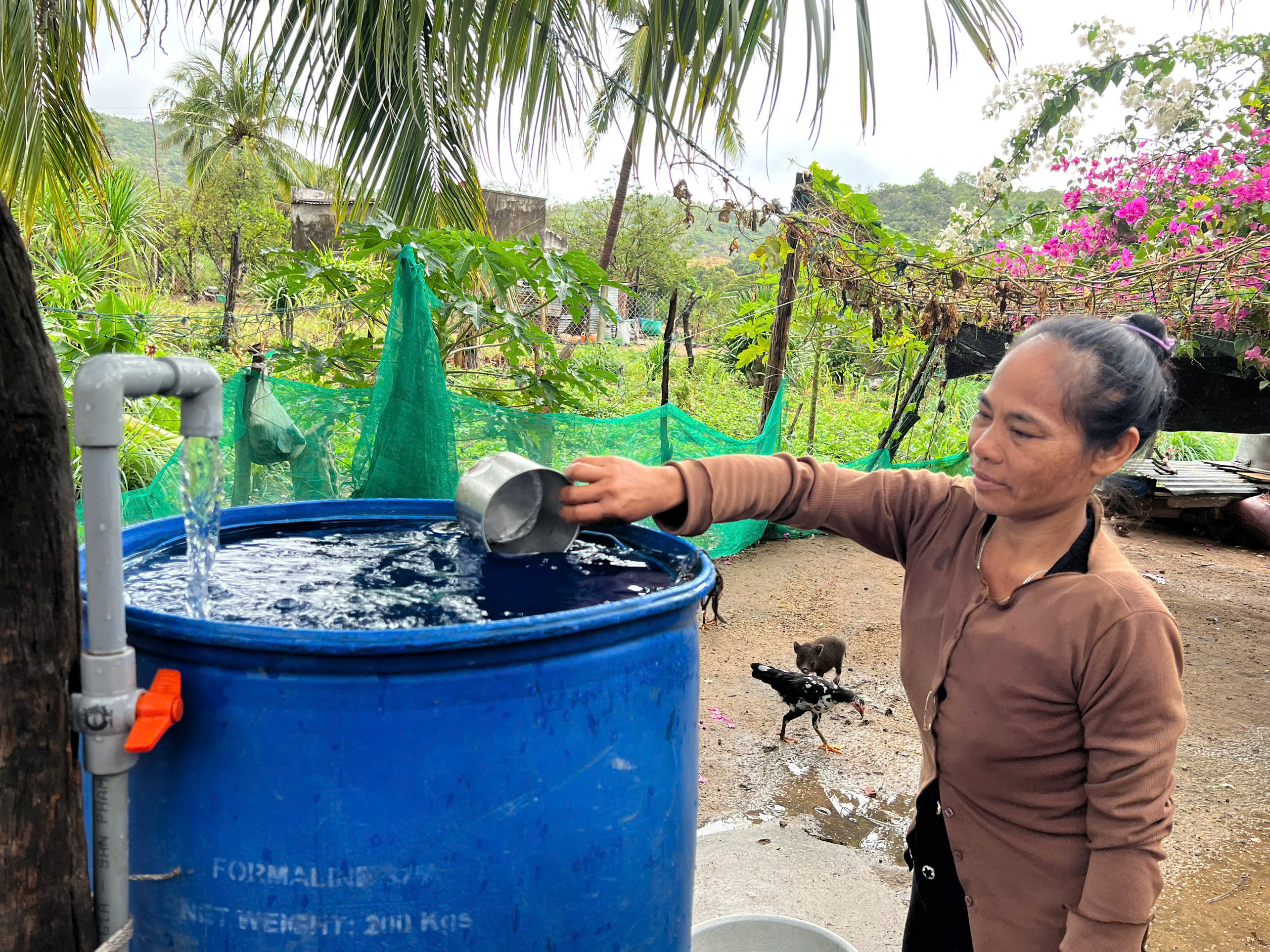 Nước sạch về với đồng bào Raglai