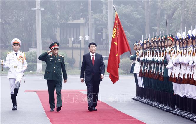 Chủ tịch nước: Quân đội cần gương mẫu tiếp tục thực hiện Nghị quyết số 18-NQ/TW