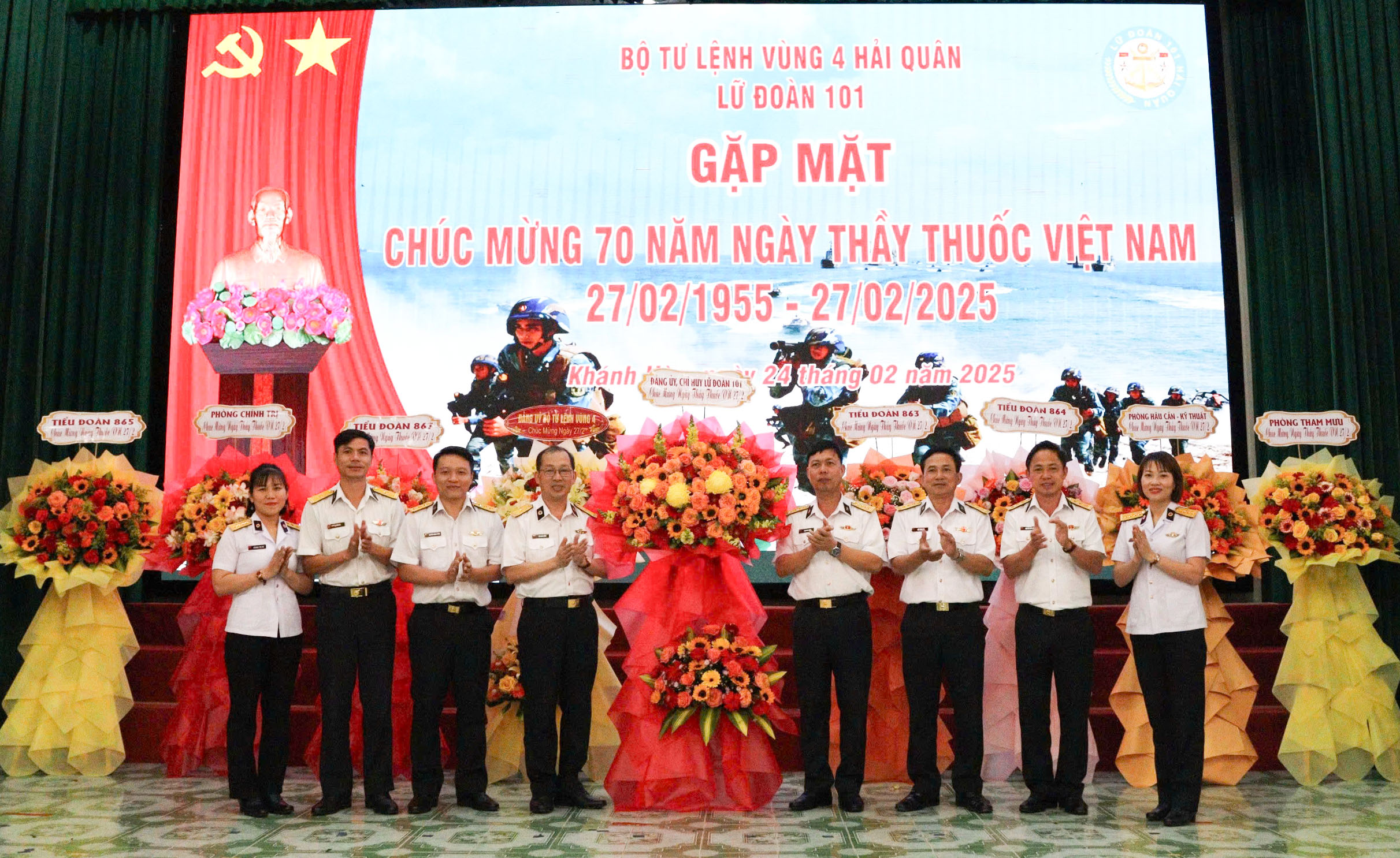 Lữ đoàn 101 kỷ niệm 70 năm Ngày Thầy thuốc Việt Nam