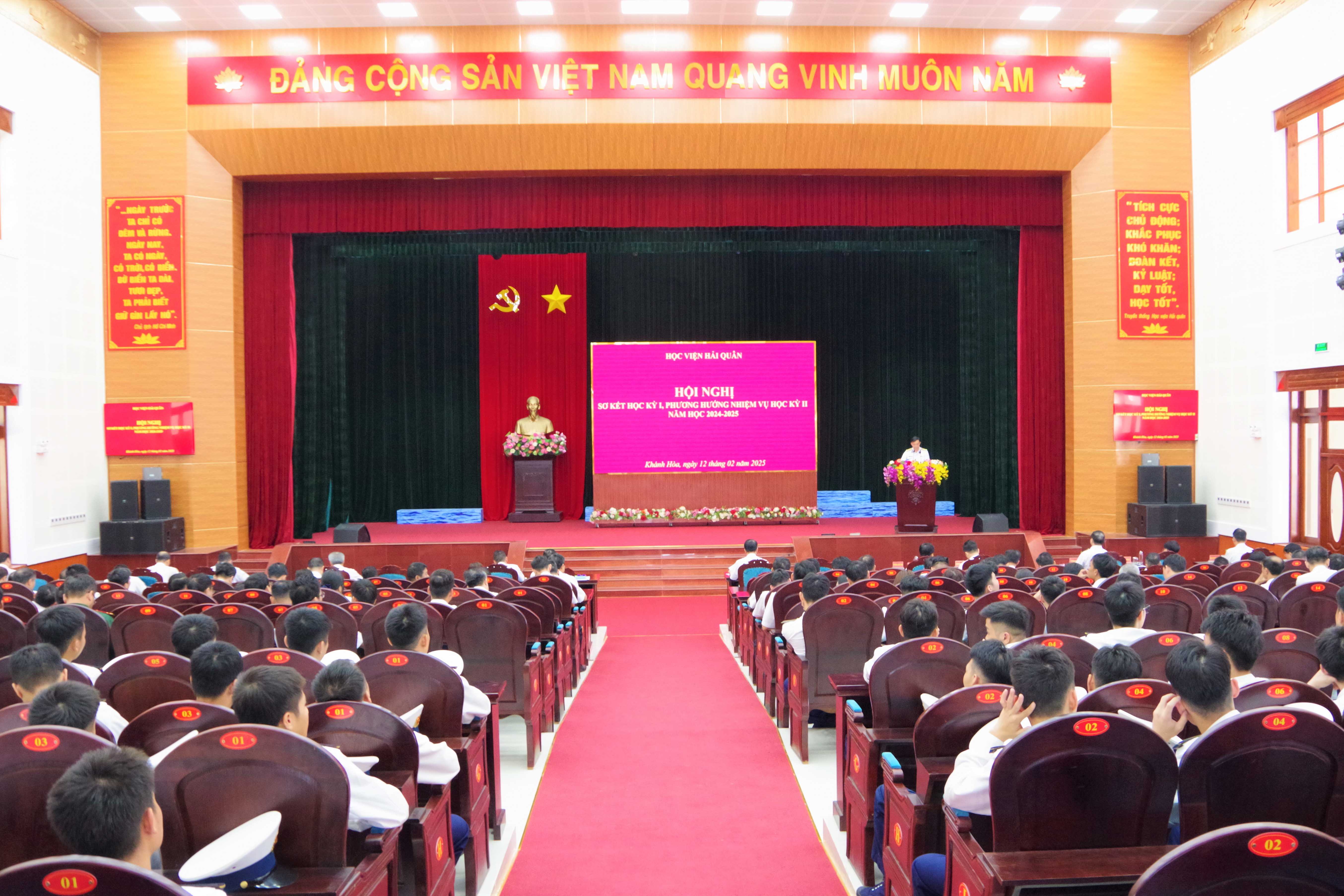 Học viện Hải quân sơ kết học kỳ 1, năm học 2024 - 2025