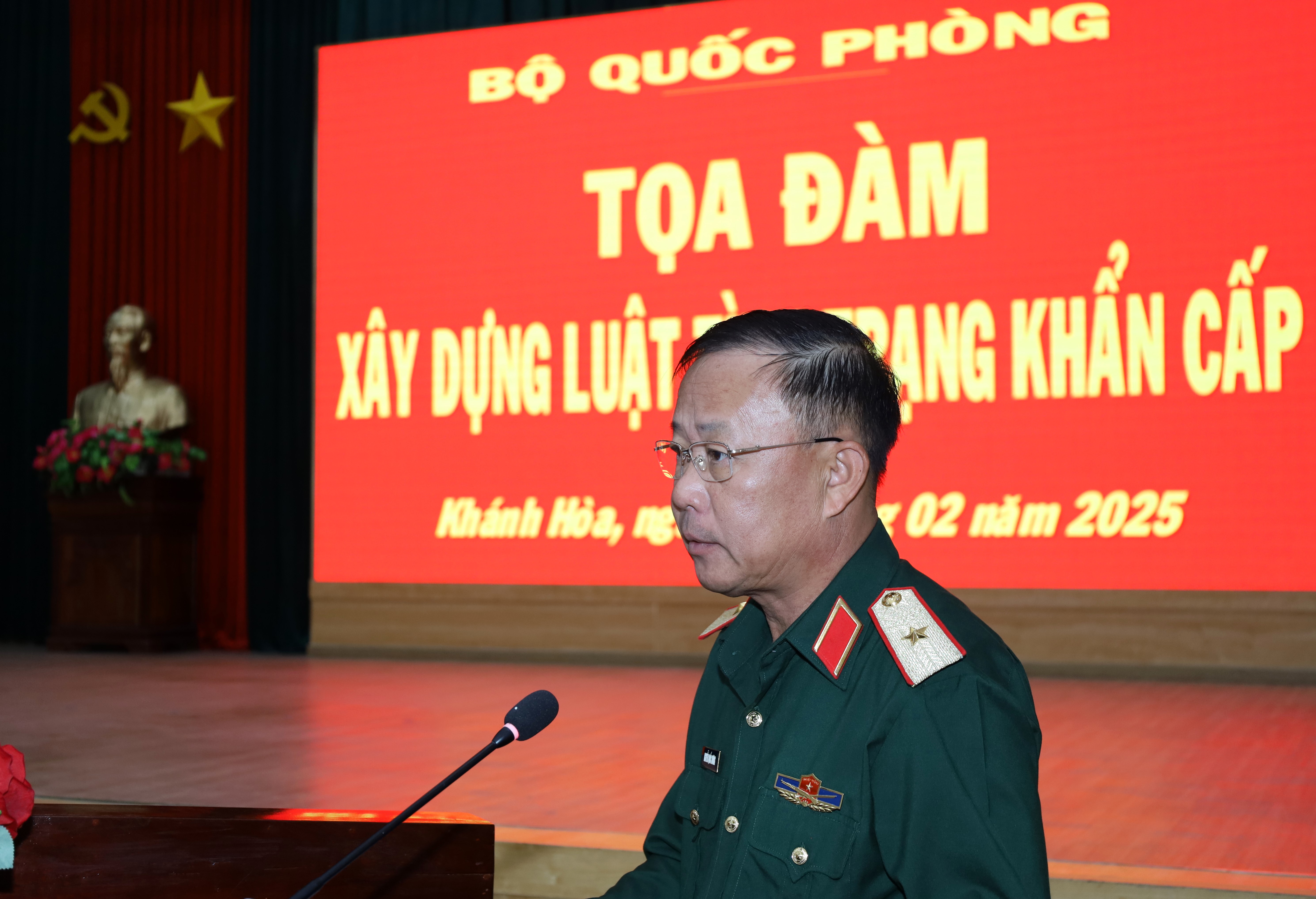 Tại Khánh Hòa: Bộ Quốc phòng tổ chức tọa đàm xây dựng Luật Tình trạng khẩn cấp