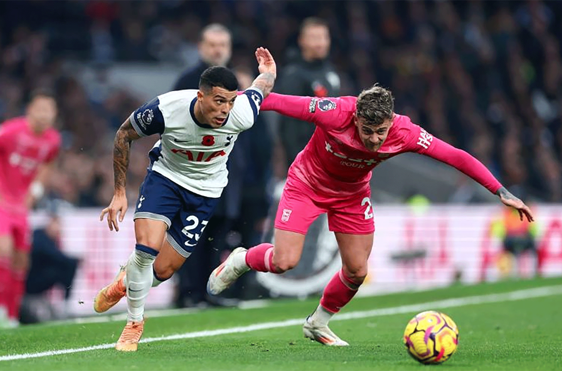 Tottenham có thể tiếp đà chiến thắng để lấy trọn 3 điểm trước Ipswich?