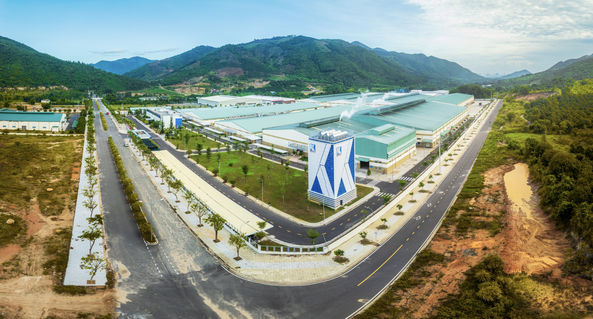 Khatoco Khanh Hoa Tobacco Factory in Trang E Industrial Cluster