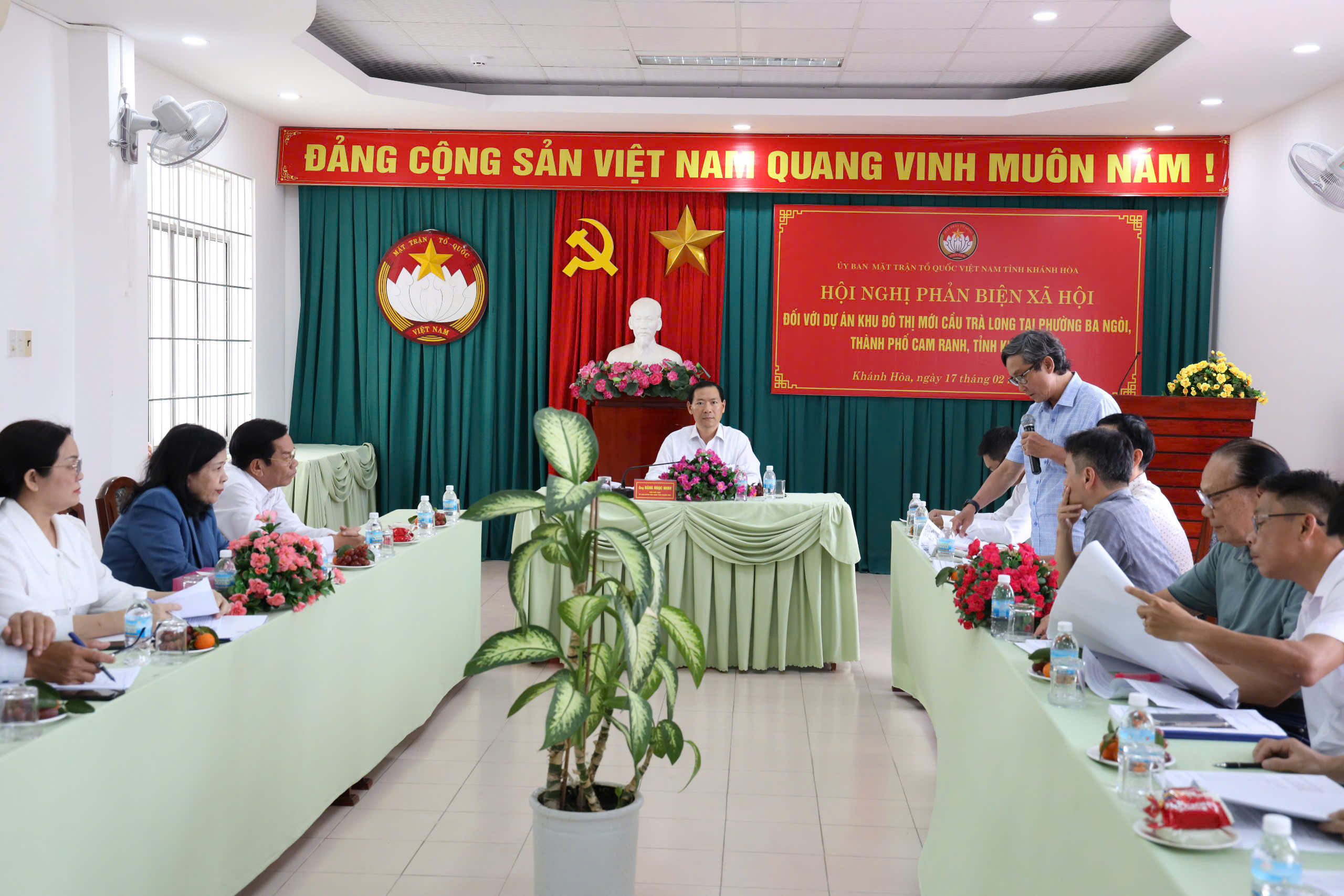 Hội nghị phản biện xã hội đối với dự án Khu đô thị mới Cầu Trà Long, TP. Cam Ranh