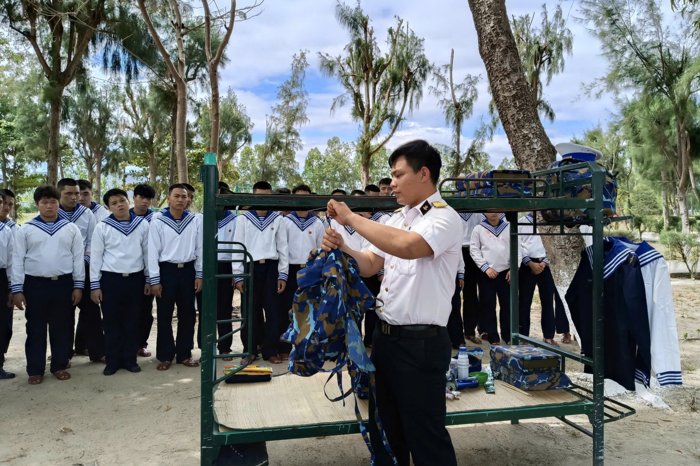 Vùng 4 Hải quân hoàn thành công tác tiếp nhận chiến sĩ mới