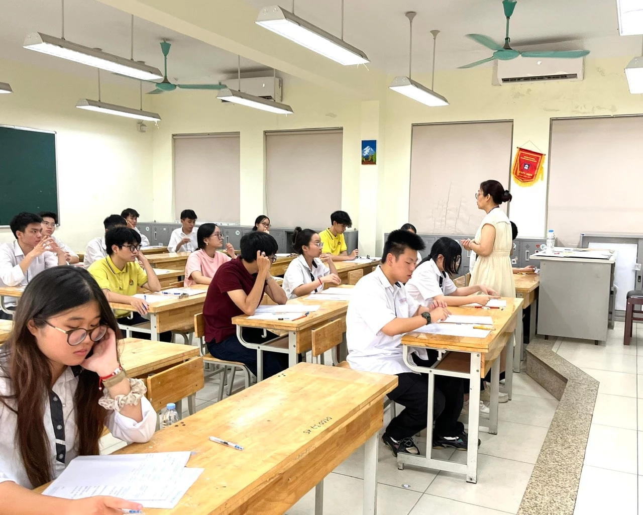 Dự thảo quy chế thi tốt nghiệp THPT điều chỉnh cách tính điểm ưu tiên. Ảnh: Lê Nguyễn.