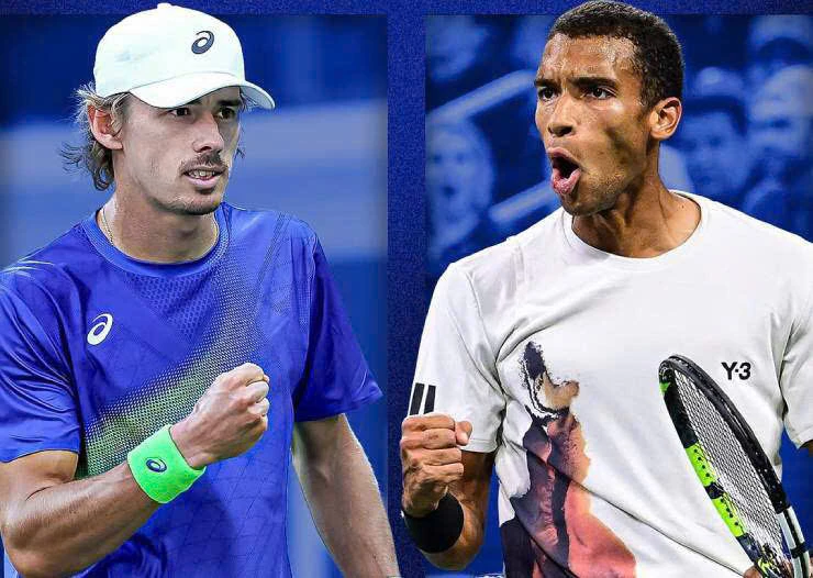 De Minaur (đội mũ) và Felix Auger-Aliassime là trận chung kết trong mơ Rotterdam Open 2026