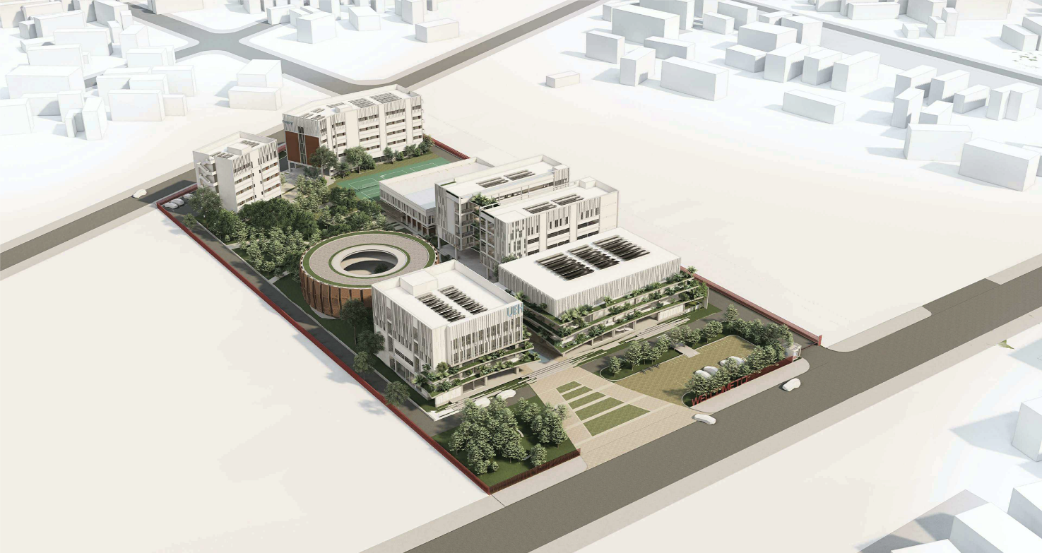 Phối cảnh tổng thể dự án UEH Nexus Campus Nha Trang.