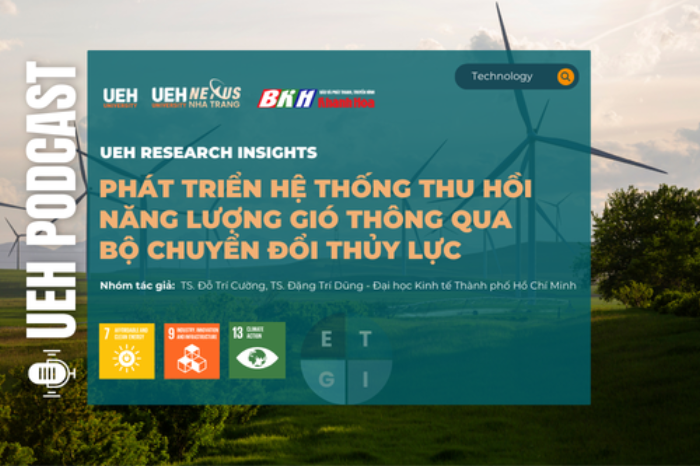 Phát triển hệ thống thu hồi năng lượng gió thông qua bộ chuyển đổi thủy lực