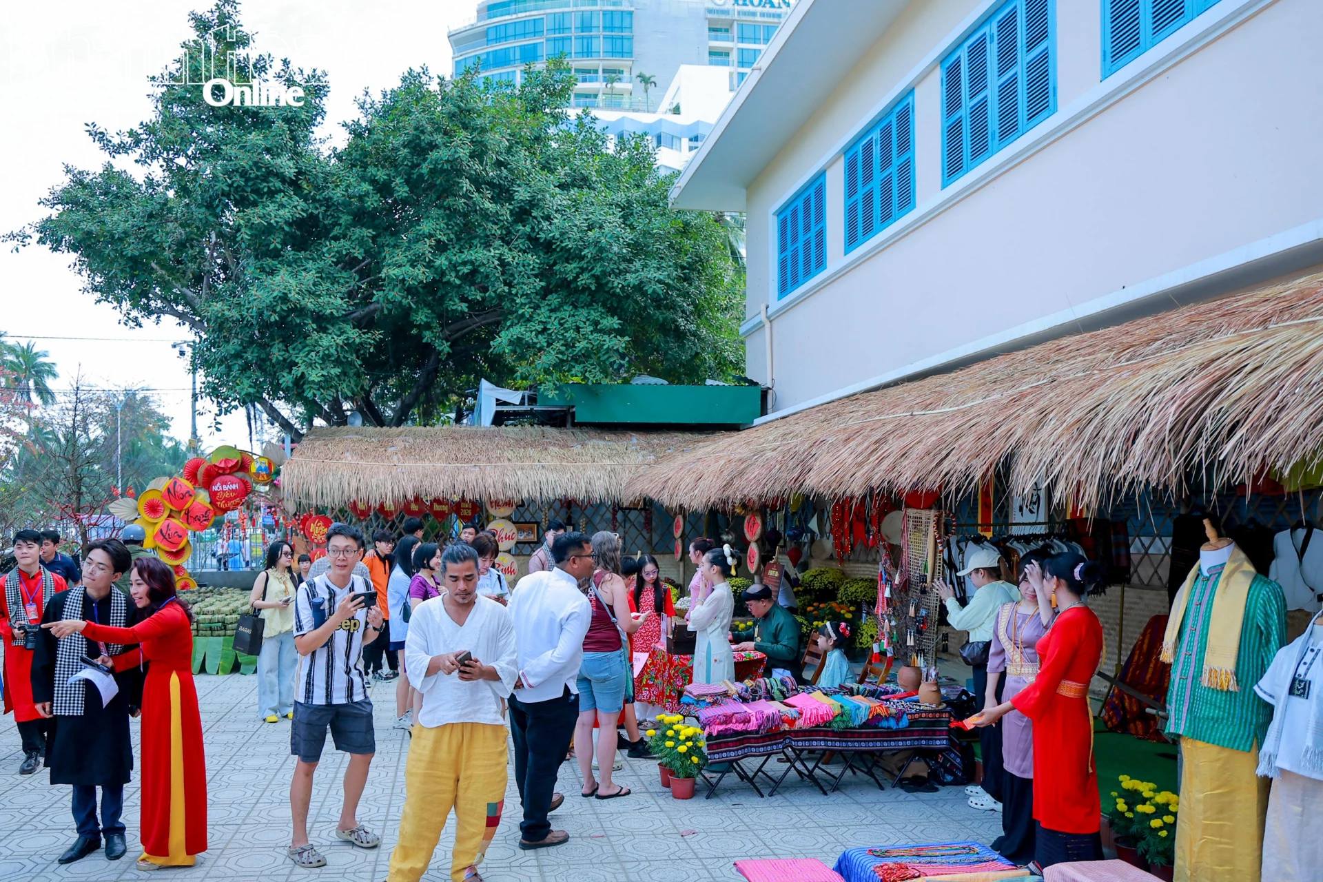 Không gian “Tết làng Việt” ở Bảo tàng tỉnh.