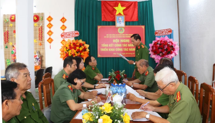 Chi hội Cựu Công an nhân dân phường Nha Trang triển khai công tác năm 2026