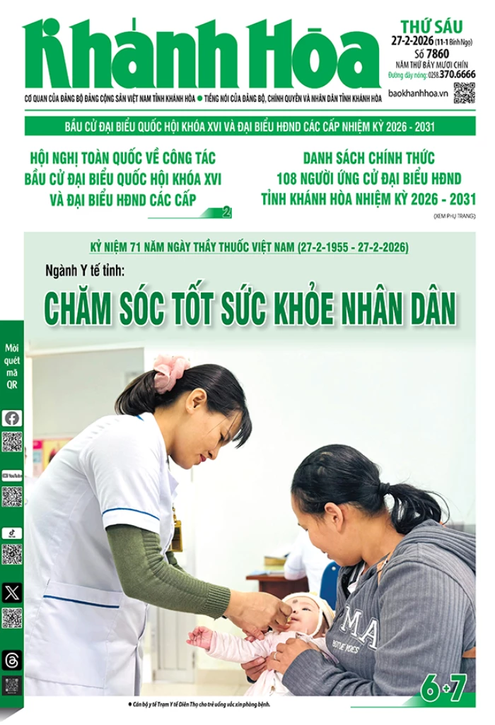 Đọc báo in số 7860 ngày 27/2/2026