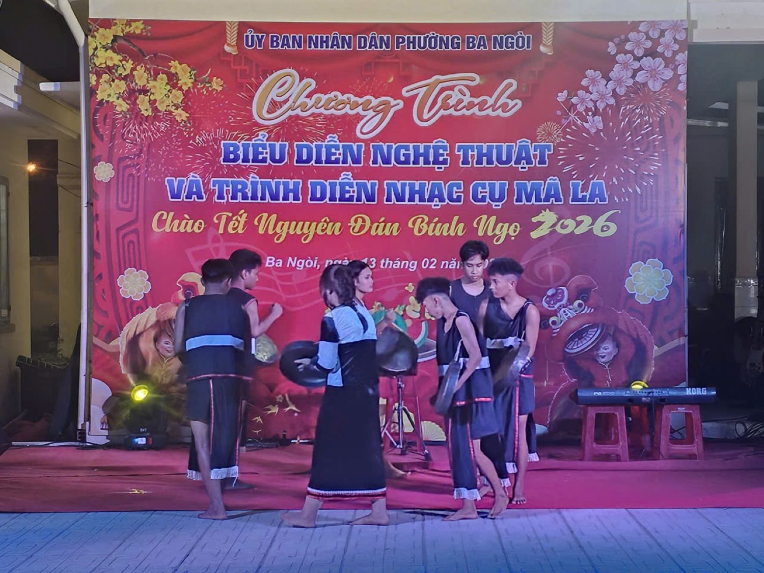 Tiết mục trình diễn nhạc cụ mã la.