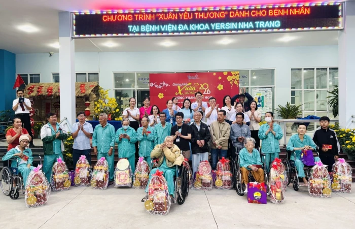 Bệnh viện Đa khoa Yersin Nha Trang tổ chức chương trình “Xuân yêu thương” dành cho bệnh nhân